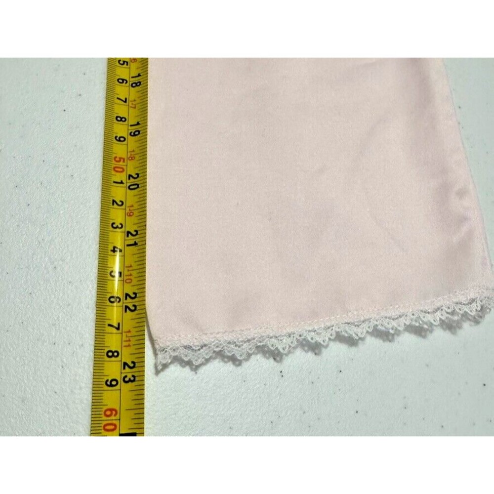 Miss Elaine Brushed Back/Satin Nightgown/LongSleeve/ Blush Pink w/Embroidery NWT - Picture 14 of 16